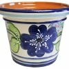 Tierra Fina Spanish Flower Pot 10.5" , Palmera Planter, 2