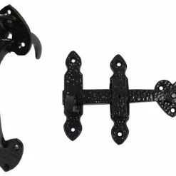 Gatemate Antique Suffolk Latches, Black, 6"