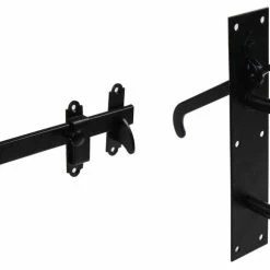 Gatemate Heavy Suffolk Latches, Black, 8.06"