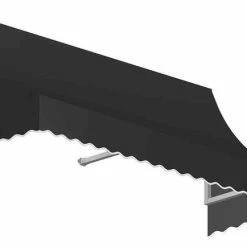 Awntech Corporation 6' Nantucket Window/Entry Awning, Black