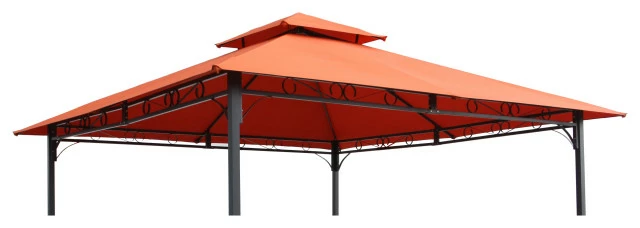 International Caravan St. Kitts Replacement Canopy For 10' Canopy Gazebo -Terra Cotta 3 International Caravan St. Kitts Replacement Canopy For 10' Canopy Gazebo -Terra Cotta