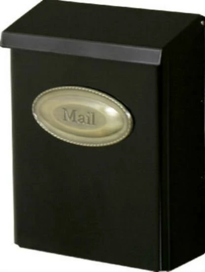 Solar Group Gibraltar DVK00000 Carlton Lockable Wall Mount Mailbox, Designer Series, Black 3 Solar Group Gibraltar DVK00000 Carlton Lockable Wall Mount Mailbox, Designer Series, Black
