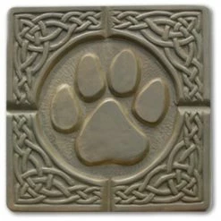 Garden Molds Pawprint Stepping Stone Mold