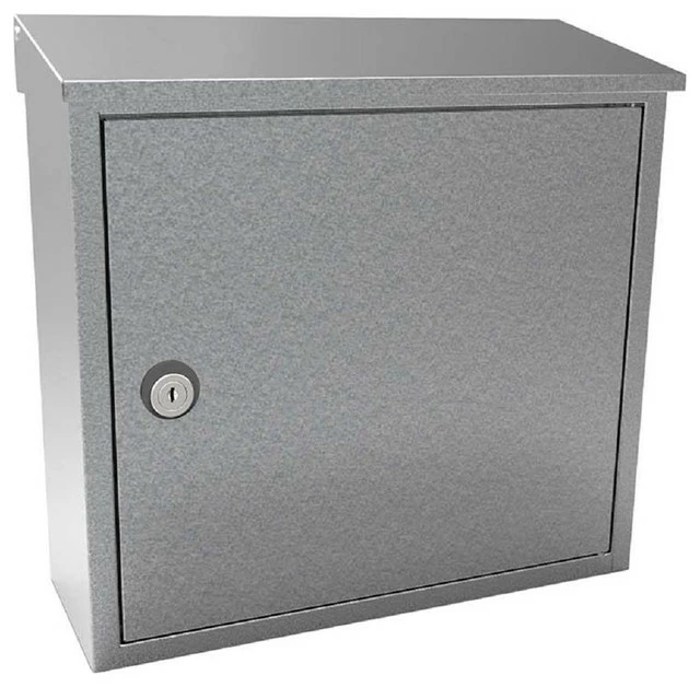 QualArc Allux 400 Top Loading Wall Mount Locking Mailbox - Galvanized 3 QualArc Allux 400 Top Loading Wall Mount Locking Mailbox - Galvanized