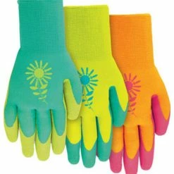 Midwest Quality Gloves MidWest 66K0-M Ladies Latex Gripping Gloves, Assorted Colors, Medium