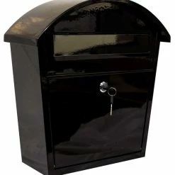 Qualarc/Winfield Ridgeline Locking Mailbox, Black
