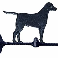 Whitehall Products Retriever Weathervane, Black, 24"