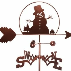 Null Snowman Weathervane With Roof Mounting