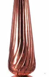 Dalvento, LLC 5"x5"x24" Small Florentine Finial, Copper
