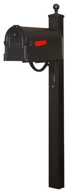 Special Lite Products Company Savannah Curbside Mailbox With Springfield Mailbox Post