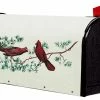 Blue Grass Woods Bacova Fiberglass Wrapped Mailbox, Cardinalpine