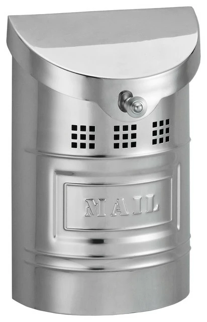 ECCO E1 Mailbox, Polished Stainless Steel Finish 3 ECCO E1 Mailbox, Polished Stainless Steel Finish